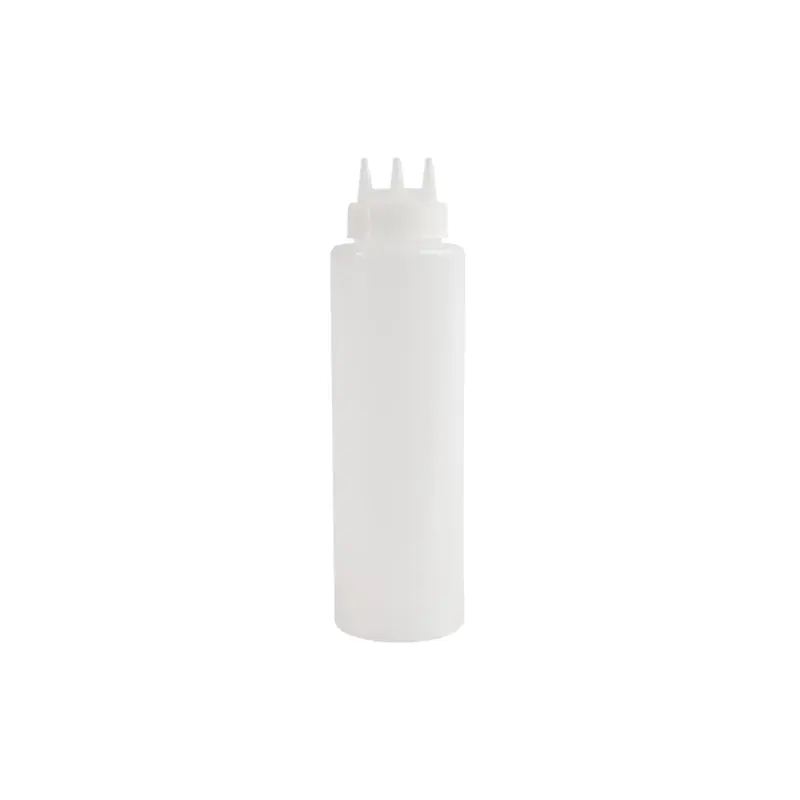 Squeeze Bottle Tripple Nozzle 1.02lt Clear