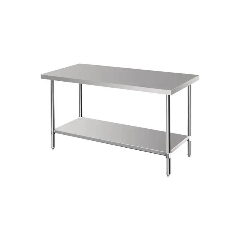 Vogue Premium Stainless Steel Prep Table 1500x600x900mm