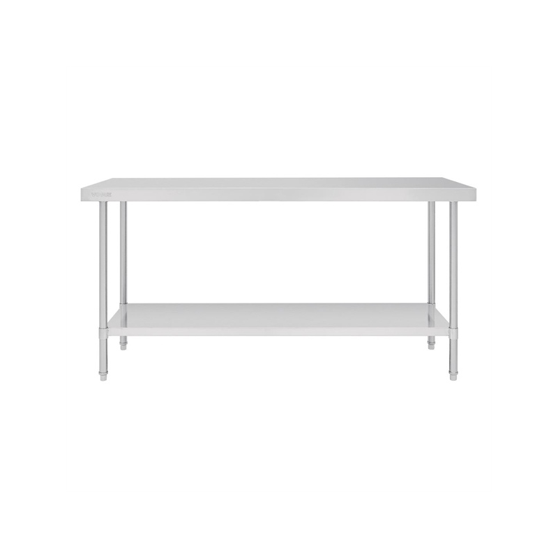 Vogue Premium Stainless Steel Table 2400x600x900mm