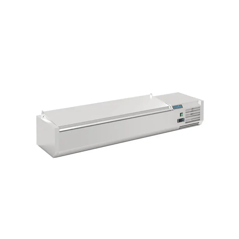 Polar DA680-A G-Series Countertop Prep Fridge with Lid 6x 1/4GN