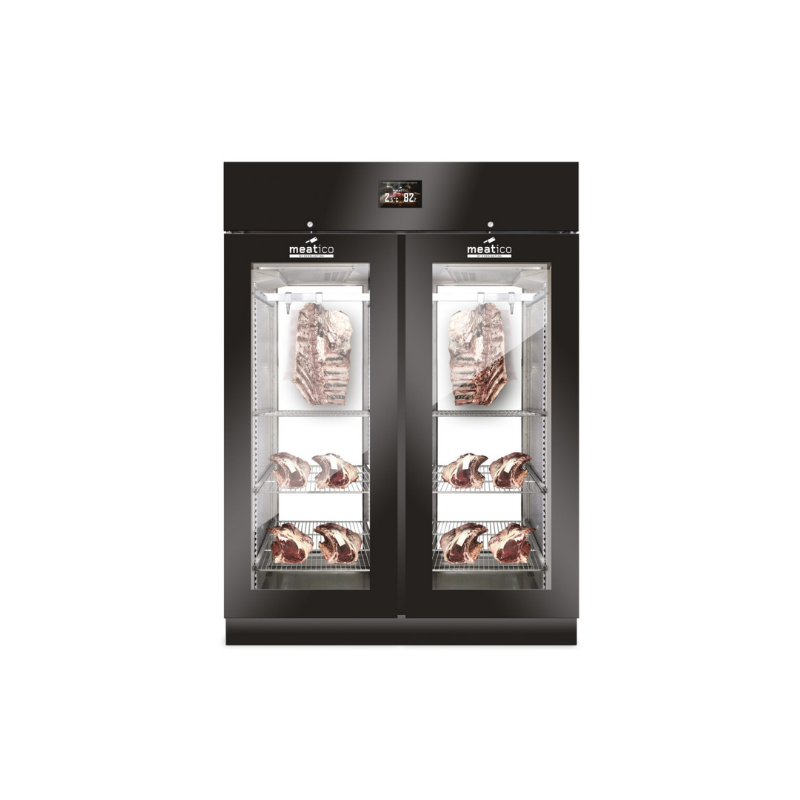 Everlasting DAE1502 Dry Aging Panorama Cabinet Double Door - Black
