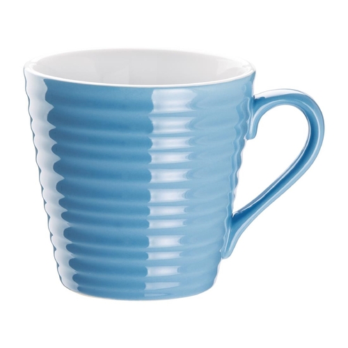 Olympia Café Aroma Mug Blue 340ml (Box of 6)