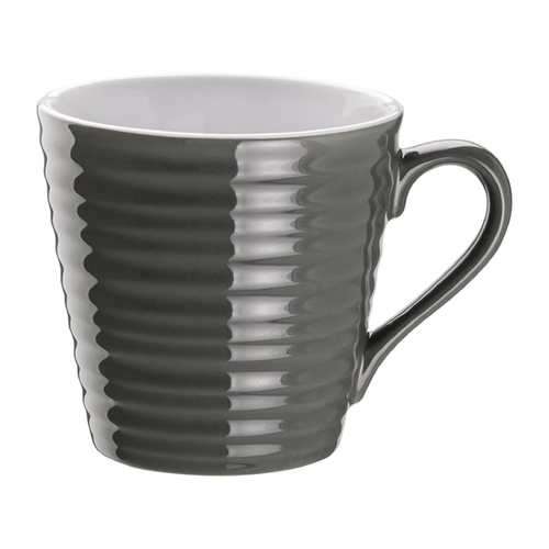 Olympia Café Aroma Mug Charcoal 340ml (Box of 6)