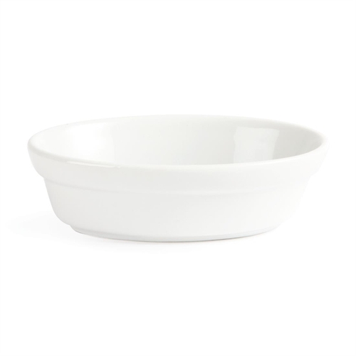 Olympia Whiteware Oval Pie Bowl 145x104mm (Box of 6)