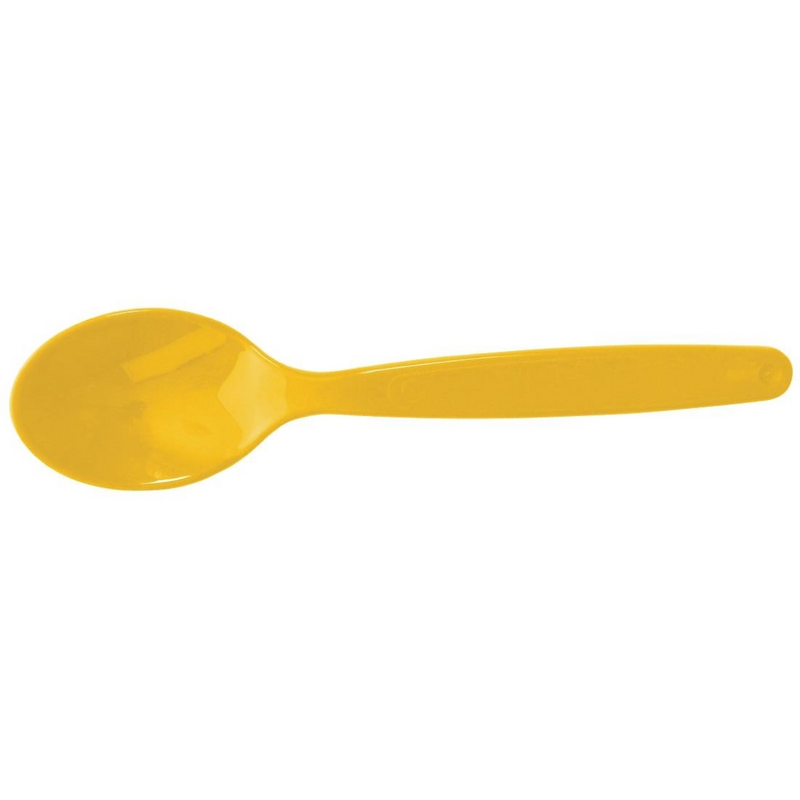 Olympia Kristallon Polycarbonate Spoon Yellow 170mm (Pack of 12)