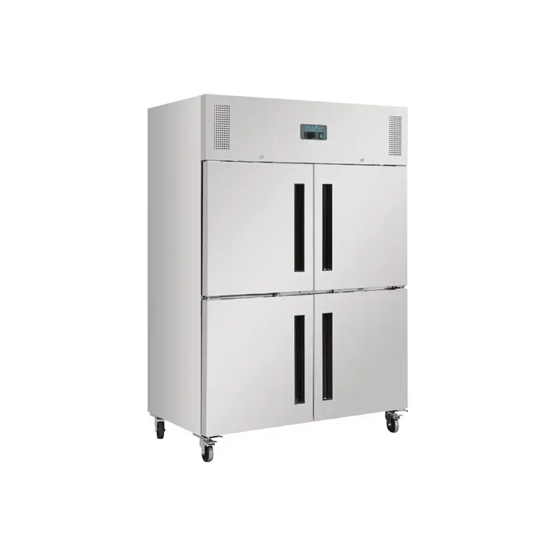 Polar DL709-A G-Series 2 Stable Door Upright Fridge Stainless Steel 1200Ltr