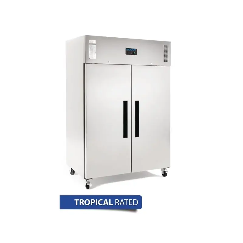 Polar DL896-A G-Series 2 Door Upright Freezer Stainless Steel 1200Ltr 