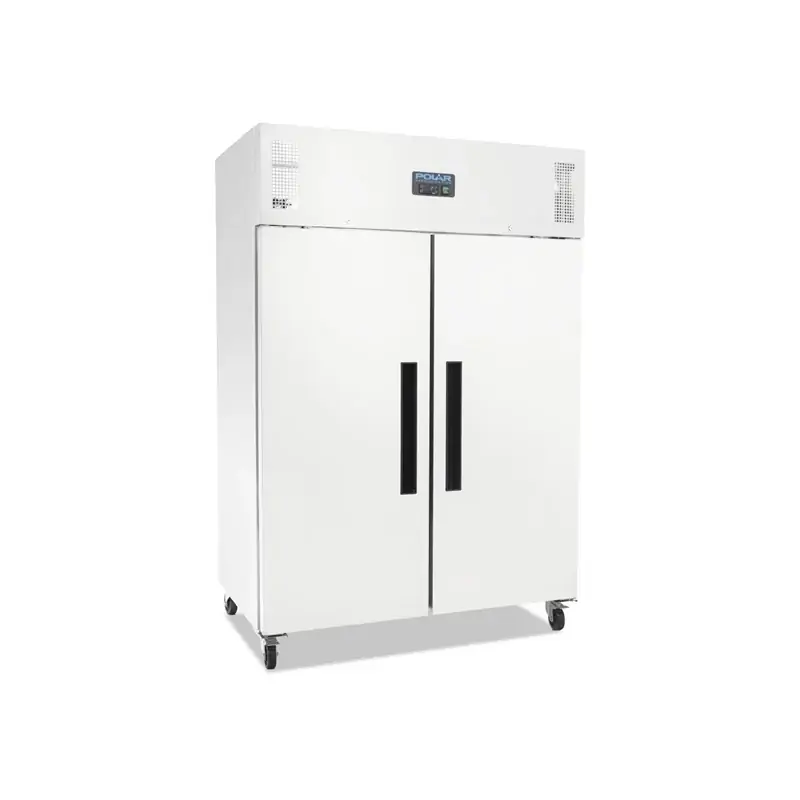 Polar DL898-A G-Series 2 Door Upright Fridge White 1200 Litres