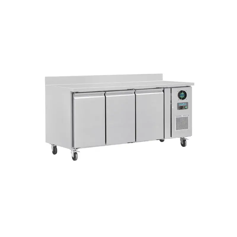 Polar DL917-A U-Series 3 Door Counter Freezer with Upstand 417Ltr
