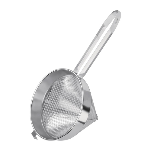 Vogue Stainless Steel Coarse Conical Strainers - 250mm  (2mm hole)