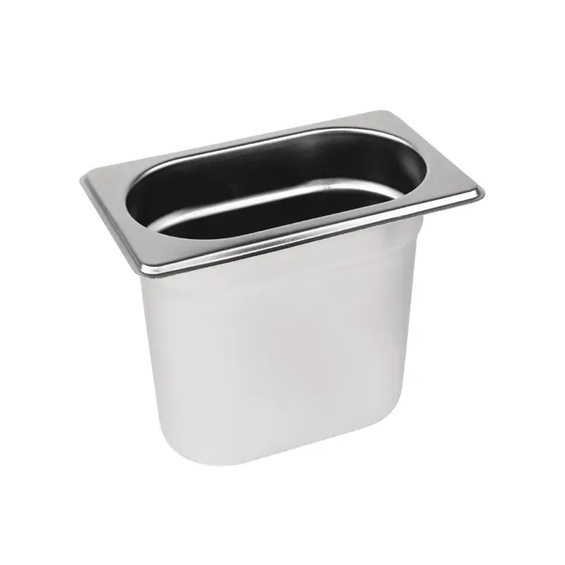 Vogue Stainless Steel 1/9 Gastronorm Tray 150mm 1Ltr