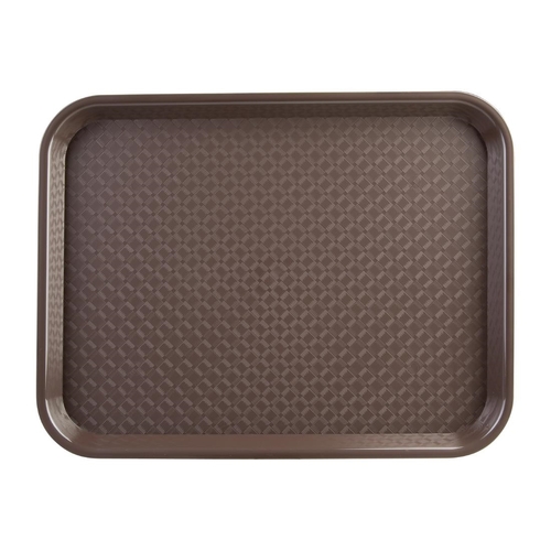 Olympia Kristallon Foodservice Tray Dark Brown 265x345mm