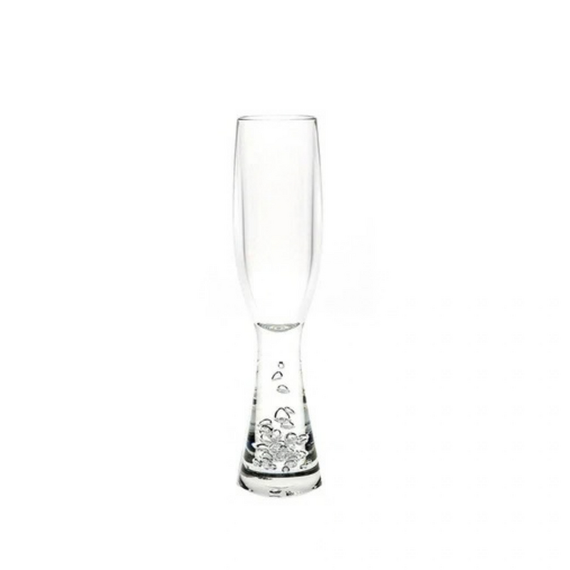 D-Still Essentials Polycarbonate Champagne Flute W/Bubble Base 180ml (Box of 4)