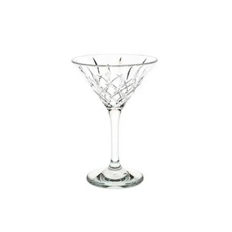 D-Still Diamond Cut Polycarbonate Martini 235ml (Box of 4)