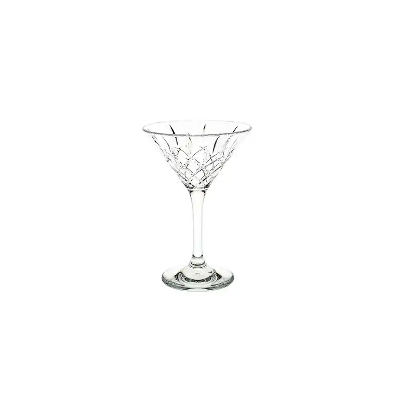 D-Still Diamond Cut Polycarbonate Martini 235ml (Box of 4)
