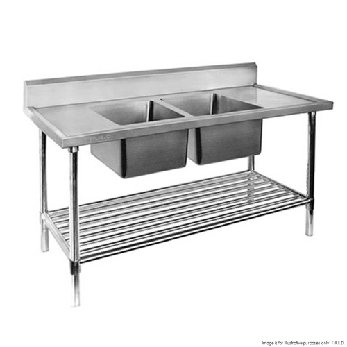 Modular Systems DSB6-1500C-A Double Centre Sink Bench 1500 x 600 x 900mm