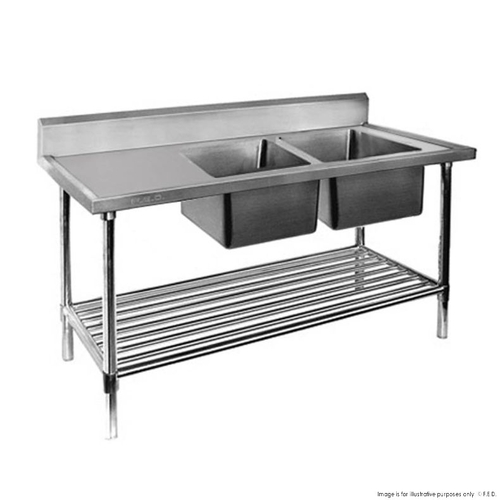 Modular Systems DSB6-1500R-A Double Right Handed Sink Bench 1500 x 600 x 900mm