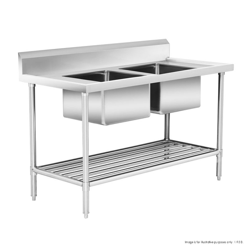 Modular Systems DSB7-1500C-A Double Centre Sink Bench 1500 x 700 x 900mm
