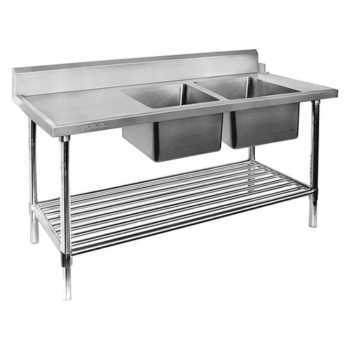 Modular Systems DSBD7-1800R-A Double Right Handed Sink Bench for Dishwasher 1800 x 700 x 900mm