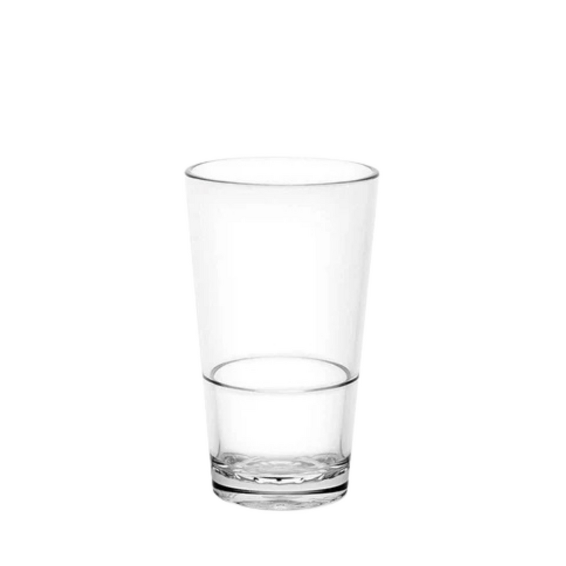 D-Still Essentials Polycarbonate Highball Beer W&M Certified & Nucleated 360ml (Box of 4)