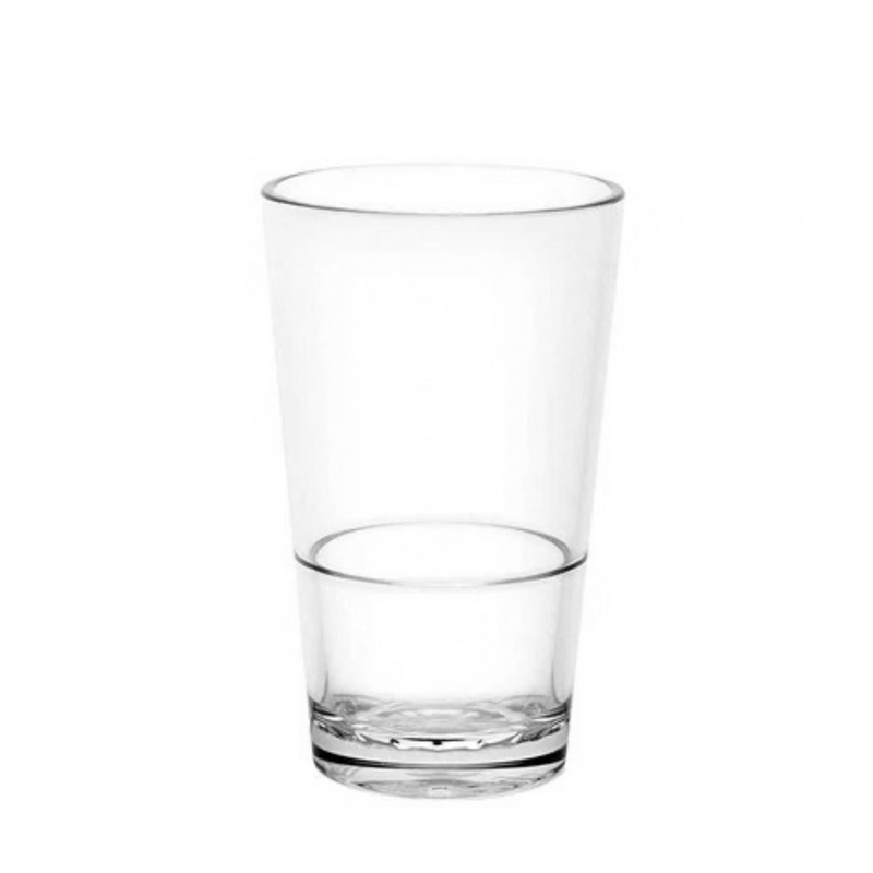 D-Still Essentials Polycarbonate Highball Beer W&M Certified & Nucleated 570ml (Box of 4)