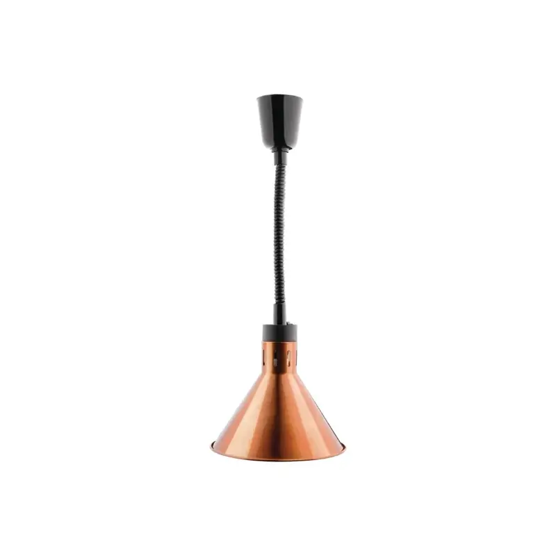 Apuro DY463-A Retractable Conical Heat Lamp Shade Copper Finish