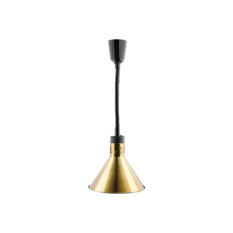 Apuro DY465-A Retractable Conical Heat Lamp Shade Gold Finish