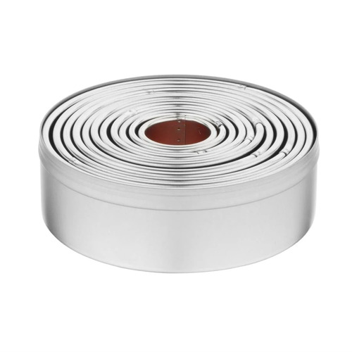 Vogue Round Plain Cutters 100mm (11 Piece)