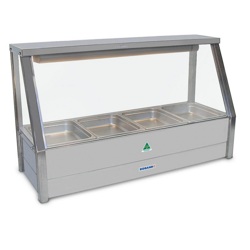Roband E14 Single Row Straight Glass Hot Food Display