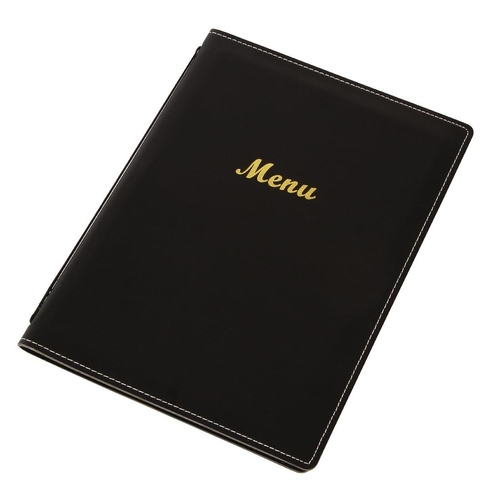 Olympia Leatherette Style Menu Cover A4 2 Card