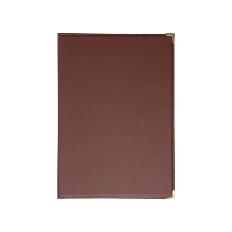 Olympia Leatherette Style Menu Cover A4 4 Card