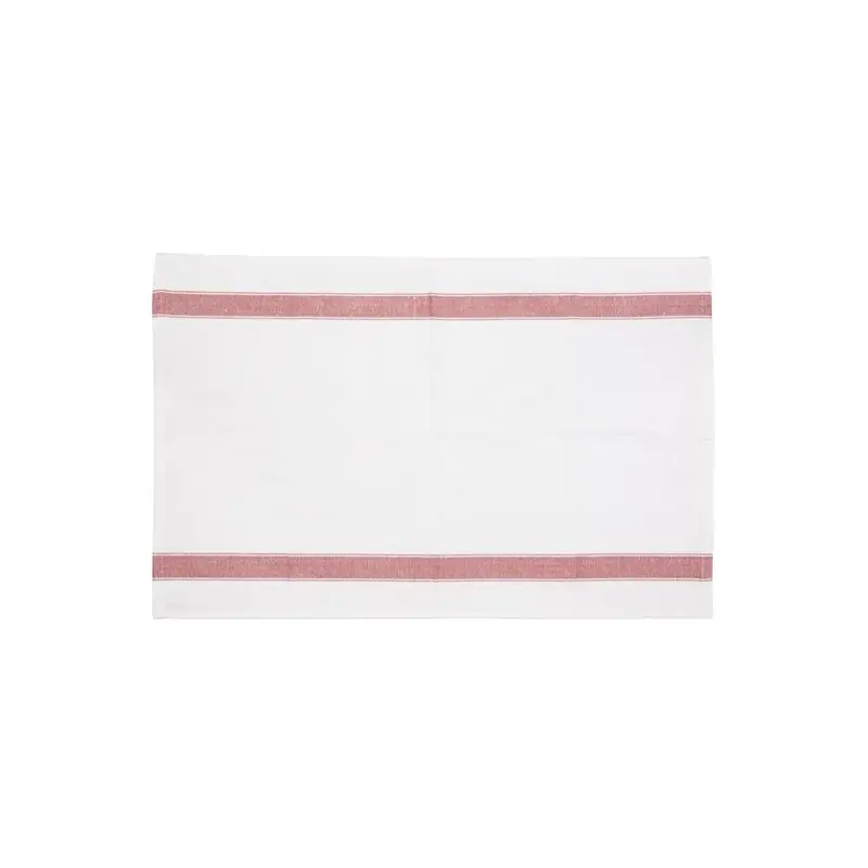 Heavy Duty Tea Towel 760x510mm Red Border