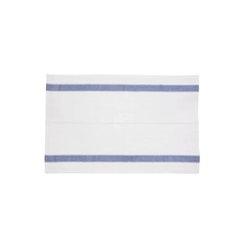 Heavy Duty Tea Towel 760x510mm Blue Border