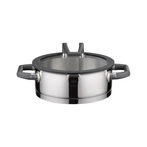 Elo "Black Pearl" Casserole With Glass Lid 240mm