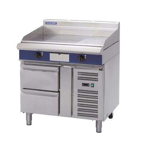 Blue Seal EP516-RB - 900mm Electric Griddle Refrigerated Base