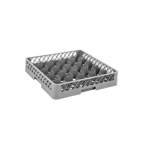 Vogue Glass Rack Grey (25 Compartments) 100x 500x 500mm