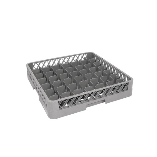 Vogue Glass Rack Grey (49 Compartments) 100x500x500mm