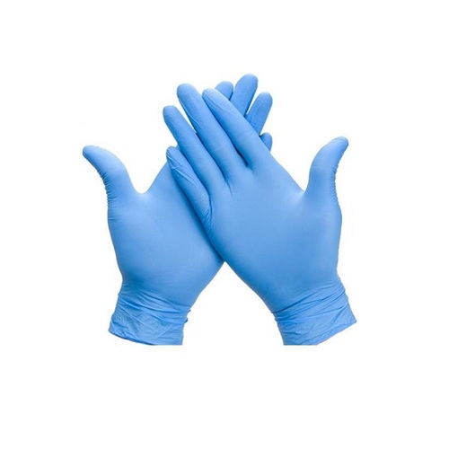 F8 Nitrile Disposable Blue Powder Free Gloves - Medium (Box of 100)