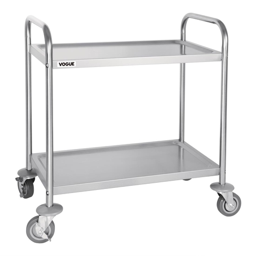 Vogue 2 Tier Flat Pack Trolley 825x710x405mm 