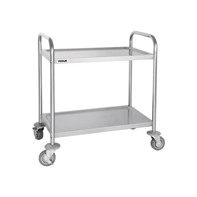 Vogue 2 Tier Flat Pack Trolley 825x710x405mm 