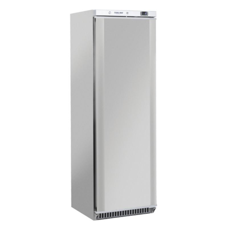Anvil FBC2400 Single Solid Door Upright Fridge - Stainless Steel 400L