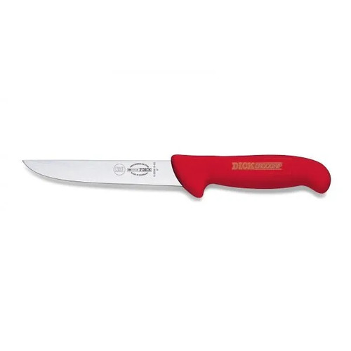 F.Dick ErgoGrip Boning Knife Wide Blade 150mm Red S-S/P