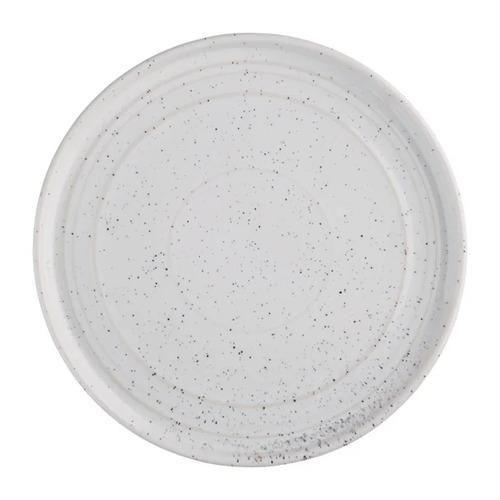 Olympia Cavolo White Speckle Flat Round Plate 220mm (Box of 6)
