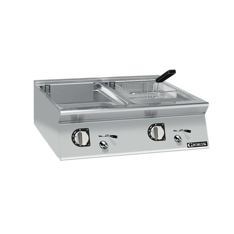 Giorik FE7210TT - 800mm Countertop Electric Fryer Top - 2 x 10 Litres