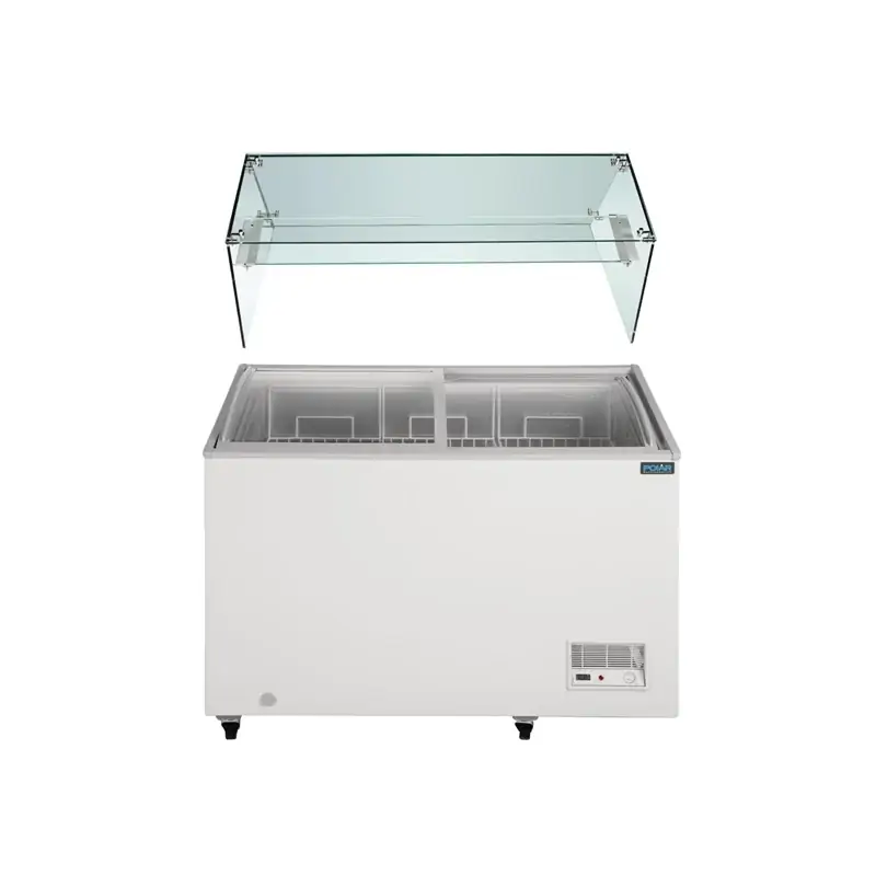 Polar FL992-A G-Series Display Chest Freezer - 270Ltr with Glass Surround