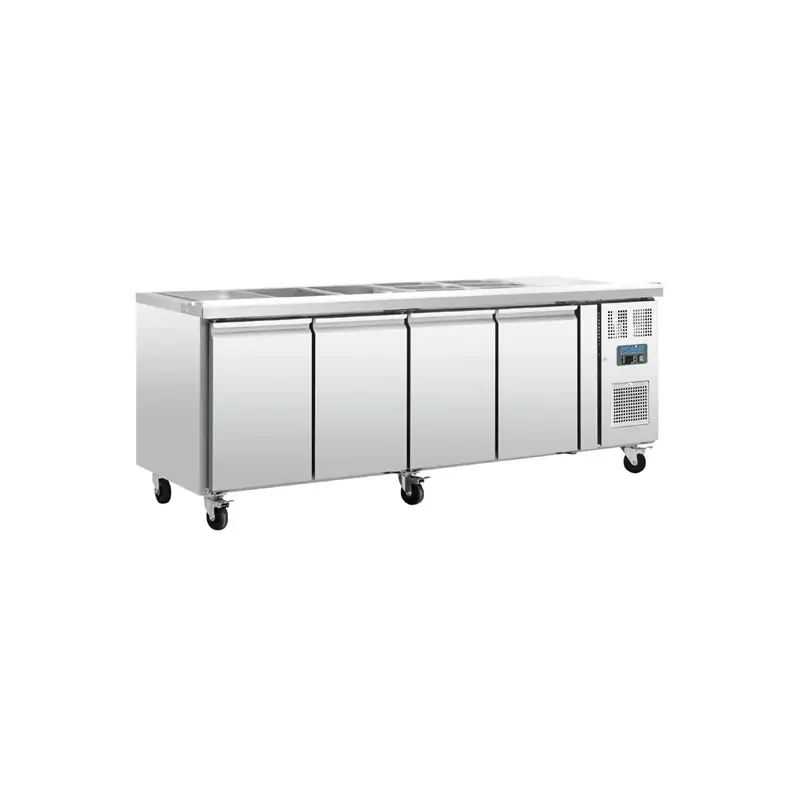 Polar FT285-A - 4 Door Counter Fridge 
