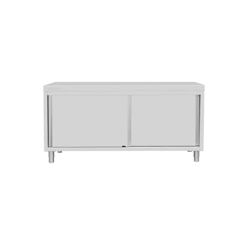 Vogue Standing Floor Cupboard Stainless Steel 900x1800x600mm