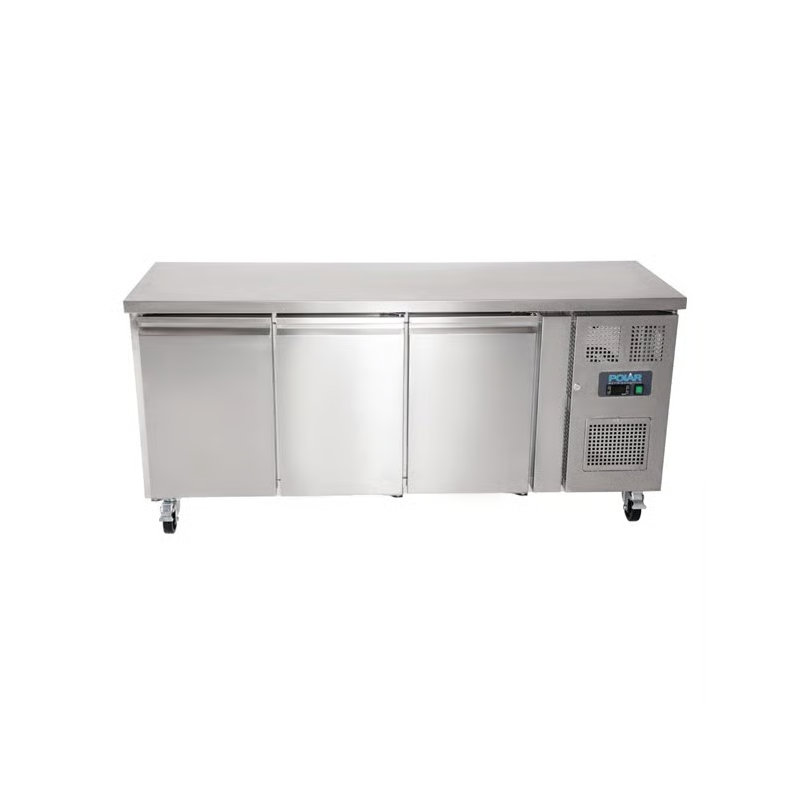 Polar G378-A U-Series 3 Door Counter Fridge 339Ltr