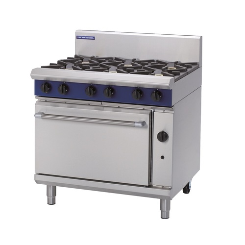 Blue Seal G506D - 6 Burner Gas Cooktop with Static Oven