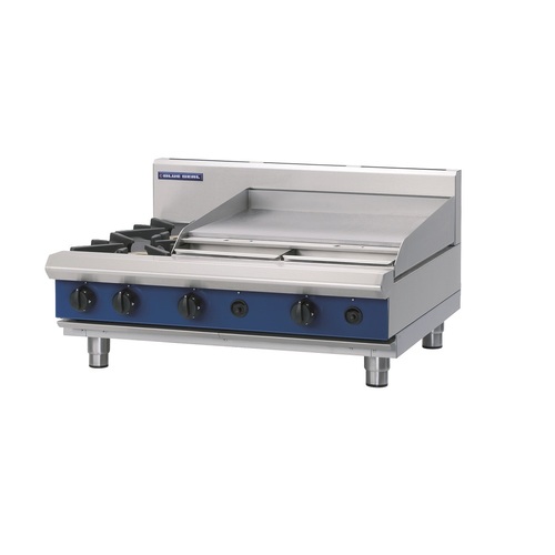 Blue Seal G516B-B - 2 Burner Gas Cooktop + 600mm Griddle - Bench Model
